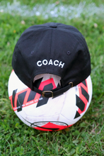 Load image into Gallery viewer, BLACK CLUB 24 COACH'S HAT BACK.
