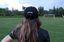 Load image into Gallery viewer, BLACK CLUB 24 COACH'S HAT BACK.
