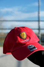 Load image into Gallery viewer, RED CLUB 24 ATHLETE'S HAT FRONT.
