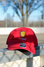 Load image into Gallery viewer, RED CLUB 24 ATHLETE'S HAT FRONT.
