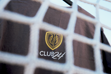 Load image into Gallery viewer, GREY TSHIRT with LARGE EMBLEM BACK.
